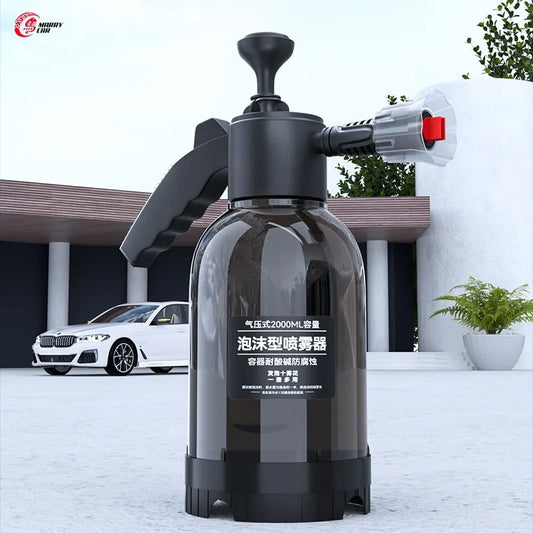 2L Foam Sprayer – Handheld Air Pressure Can for Car Wash & Disinfection