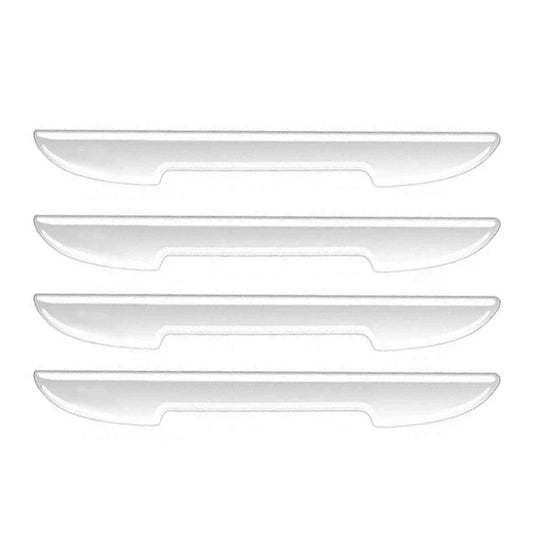 4/8PCS Car Door Protective Stickers – Carbon Fiber Look Anti-Collision Strips